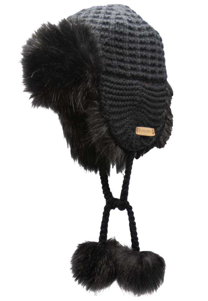 Screamer Magnolia Earflap Beanie