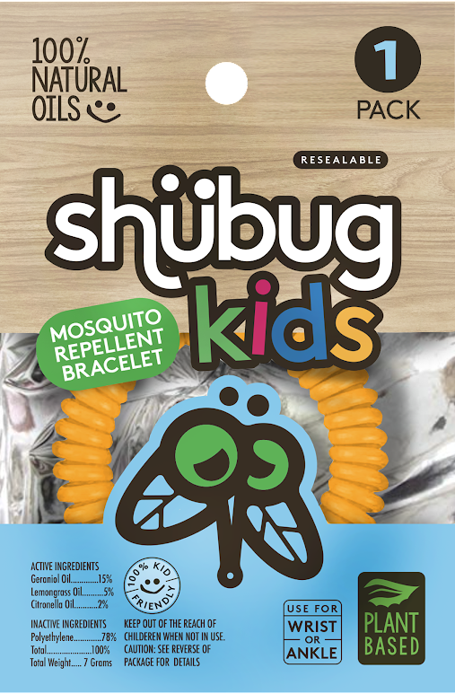 Shubug Kids, Coil Bracelets Insect Repellent (Kid)