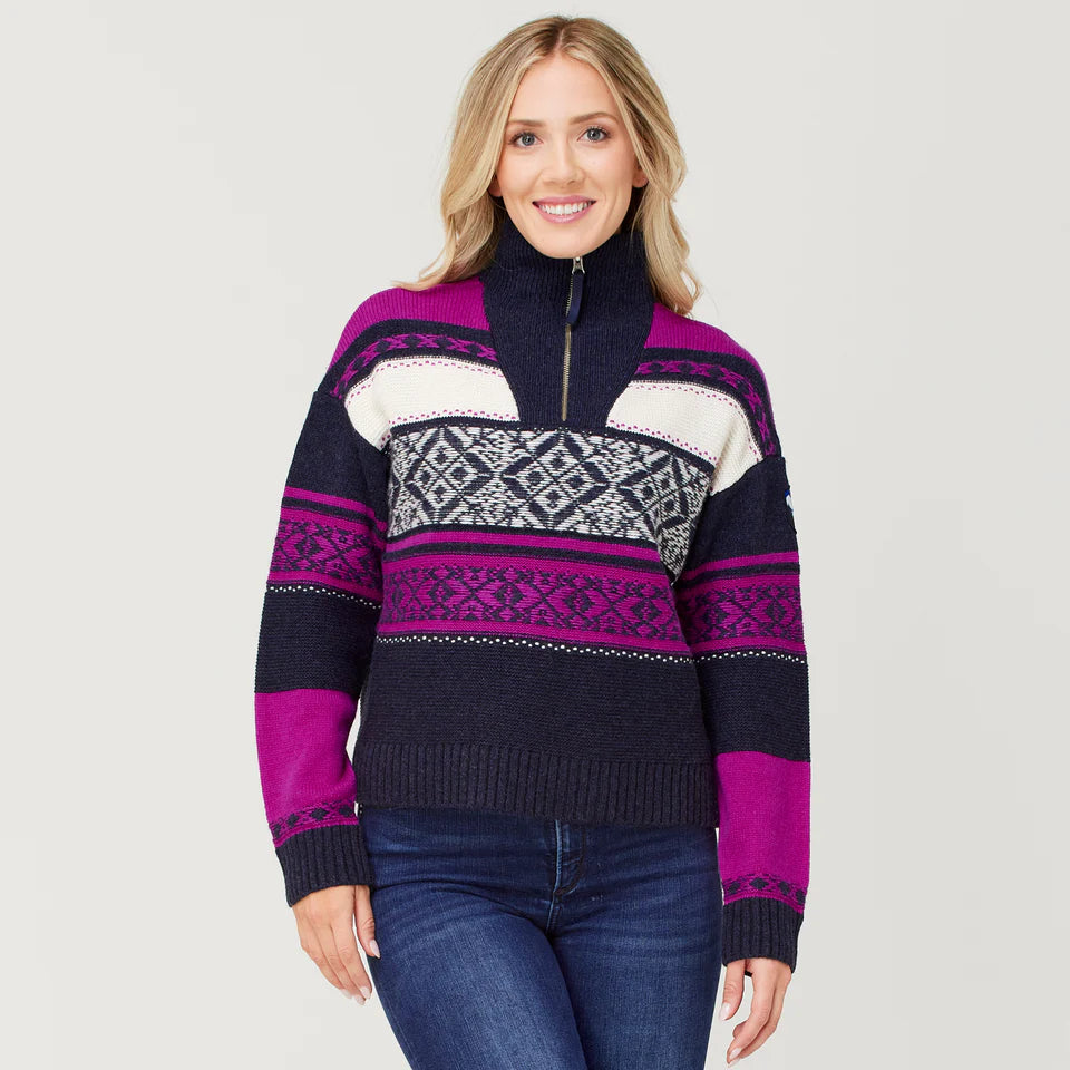 Krimson Klover Parsen Zip Neck Sweater (Women)