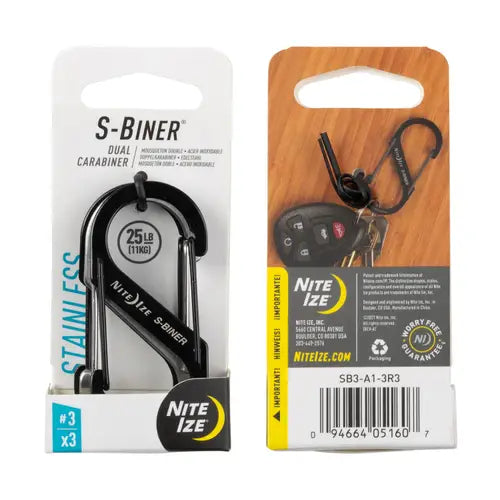 Nite Ize S-Biner® Stainless Steel Dual Carabiners