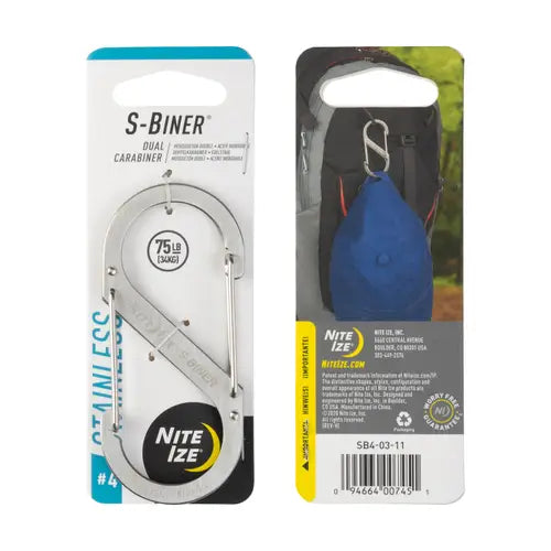 Nite Ize S-Biner® Stainless Steel Dual Carabiners