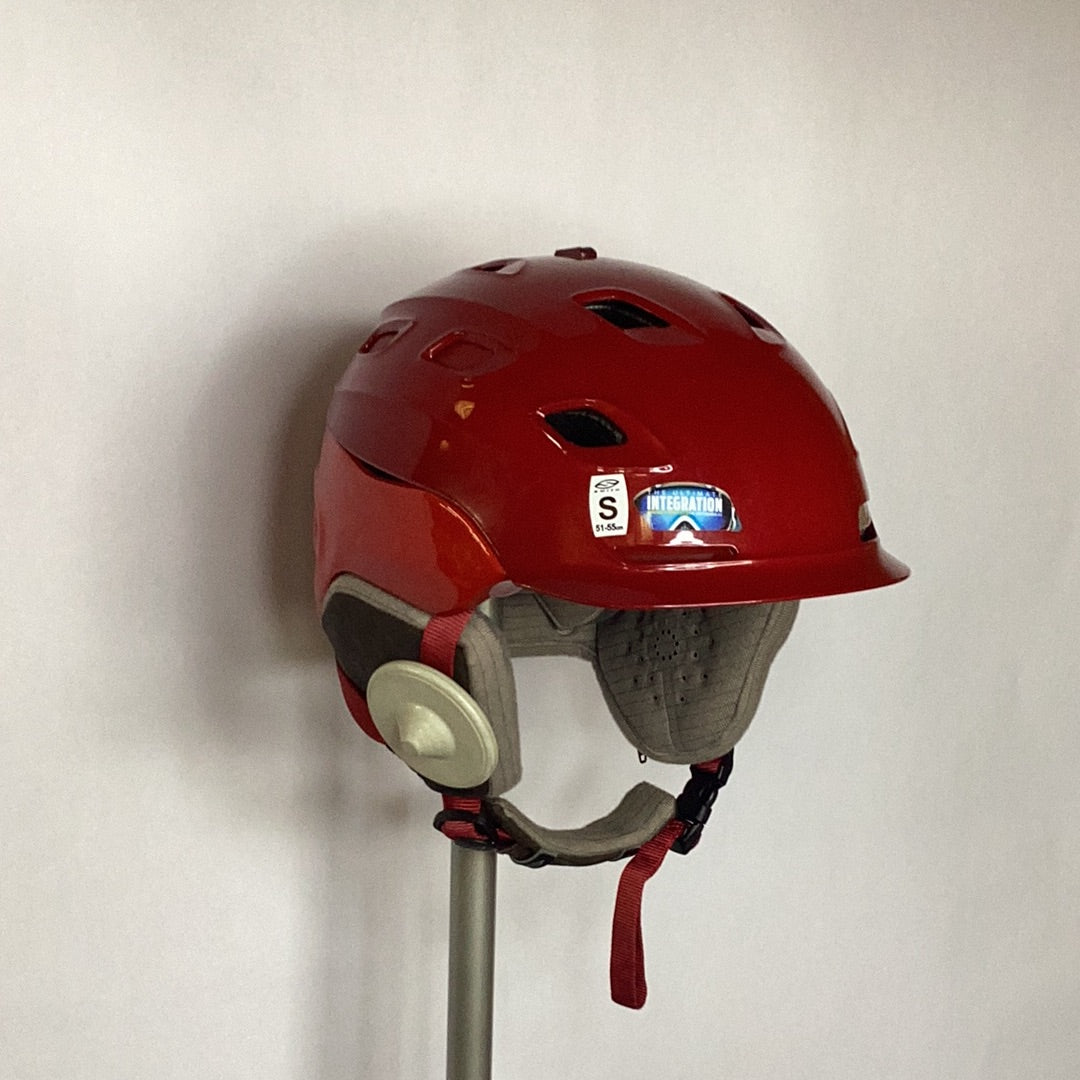 Kids Smith Helmet Gloss Red